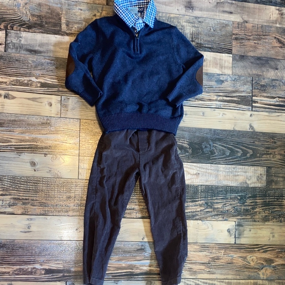 Good Lad Navy and grey Matching Set